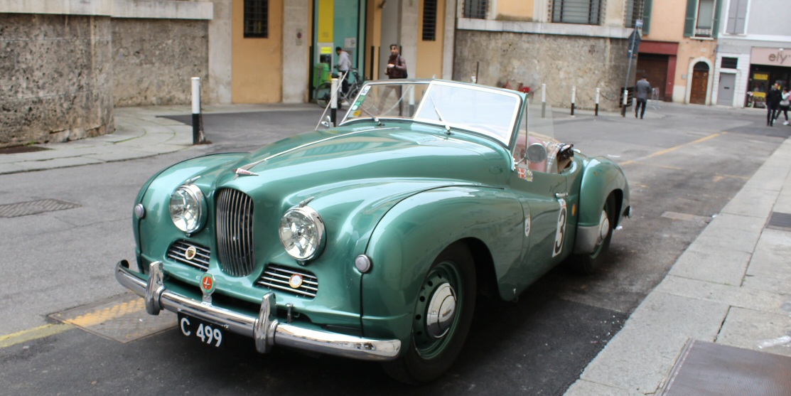 Jowett Jupiter in Mille Miglia classic cars 2019